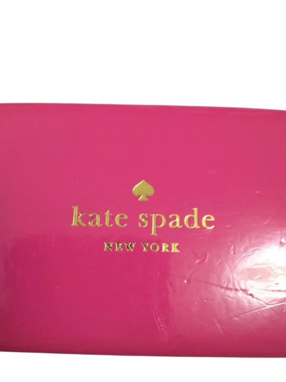 Kate Spade New York  2-Tone Hard Shell Women’s Eyeglasses Case Pink/Orange